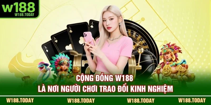 Cộng đồng W188 là nơi người chơi trao đổi kinh nghiệm