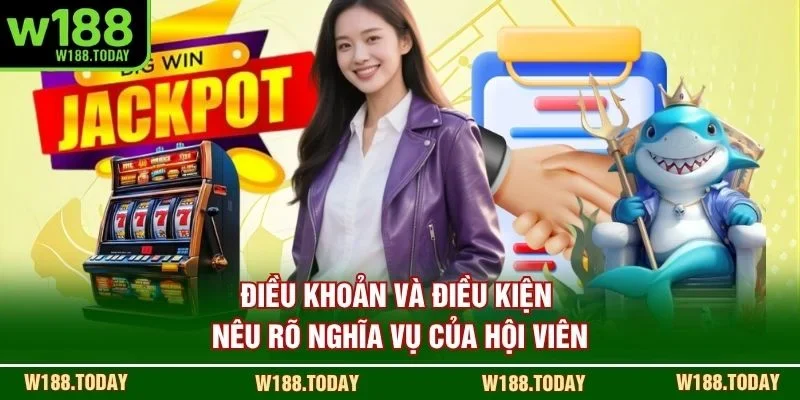 Điều khoản và điều kiện nêu rõ nghĩa vụ của hội viên