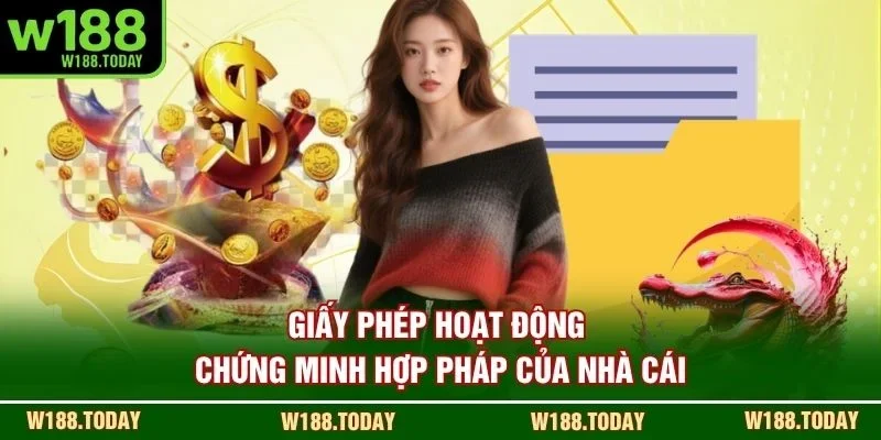 Giấy phép hoạt động chứng minh hợp pháp của nhà cái