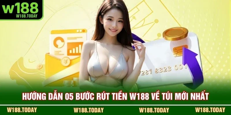 Hướng dẫn 05 bước rút tiền W188 về túi mới nhất
