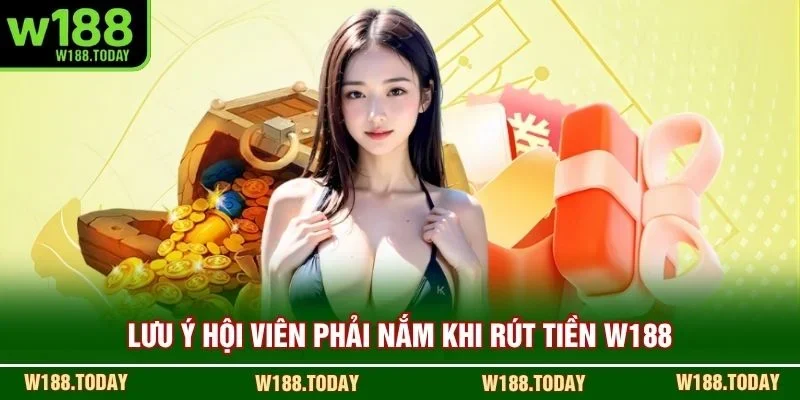 Lưu ý hội viên phải nắm khi rút tiền W188