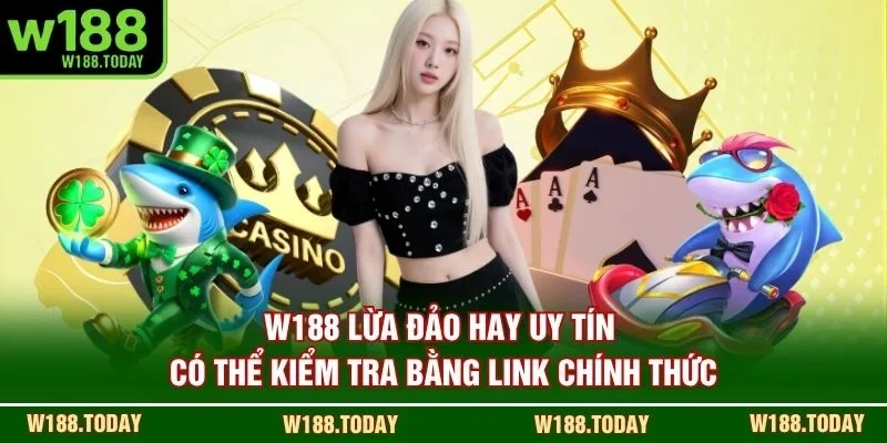 W188 lừa đảo hay uy tín có thể kiểm tra bằng link chính thức