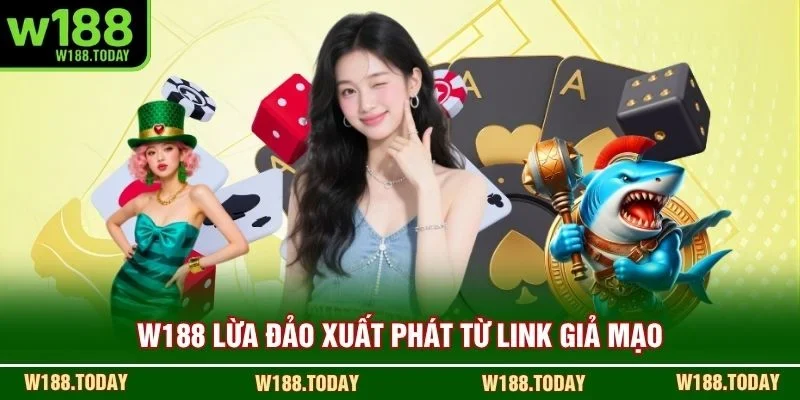 W188 lừa đảo xuất phát từ link giả mạo